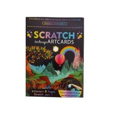 Landscape Scratch Art Cards